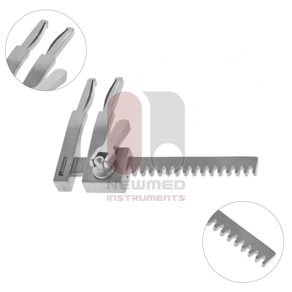 Pediatric Retractor - 2 pairs of Interchangeable blades Pediatric Retractor - 2 pairs of Interchangeable blades
