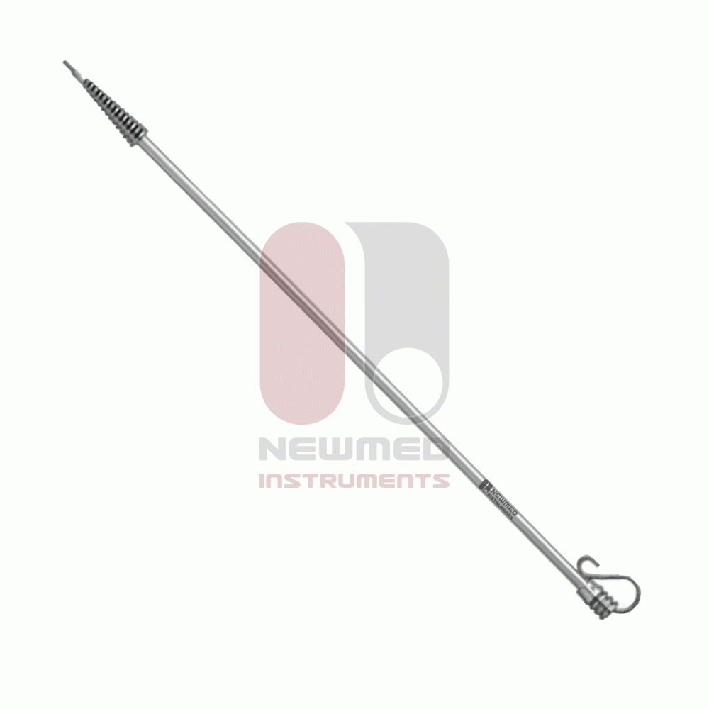 Silver Leech Wilkinson Intrauterine Kanüle mit Mandrin und Schloss