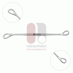 Abaisseur utérin Sims, 26 cm, acier inoxydable