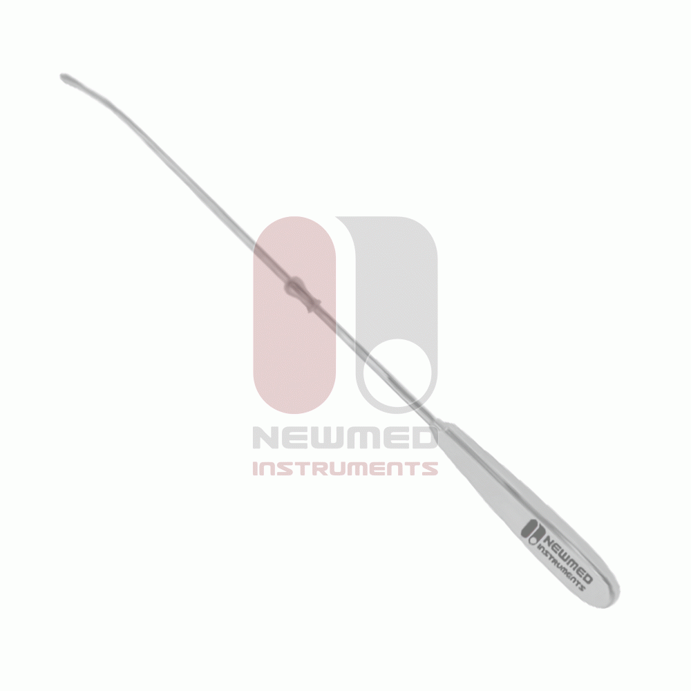 Valleix-Uterussonde, 29,5 cm, verchromtes Messing