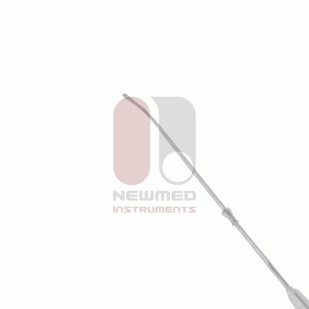 Valleix-Uterussonde, 29,5 cm, verchromtes Messing