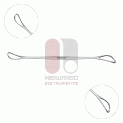 Abaisseur utérin Braun, 27 cm, acier inoxydable