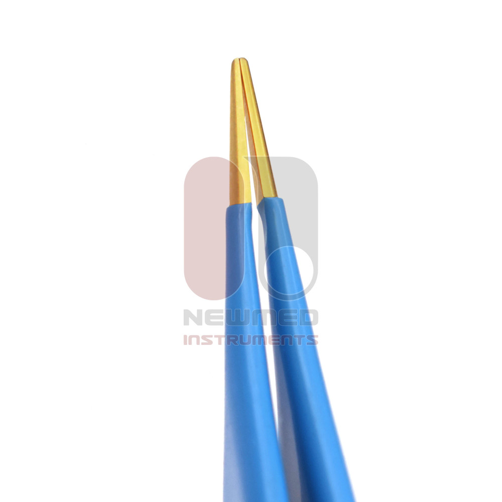 Pinça bipolar Adson, 4-3/4'' 12 cm, reta isolada, pontas delicadas Pinça bipolar Adson, 4-3/4'' 12 cm, reta isolada, pontas delicadas
