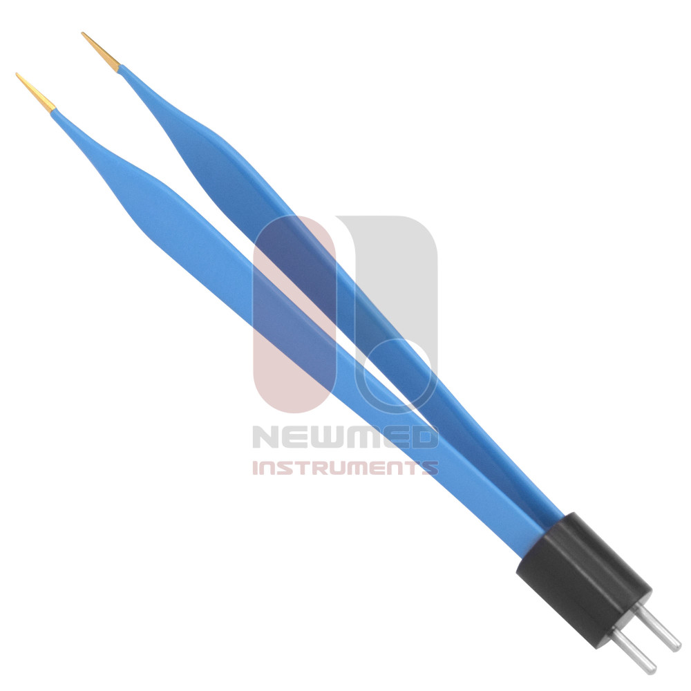 Pinça bipolar Adson, 4-3/4'' 12 cm, reta isolada, pontas delicadas Pinça bipolar Adson, 4-3/4'' 12 cm, reta isolada, pontas delicadas