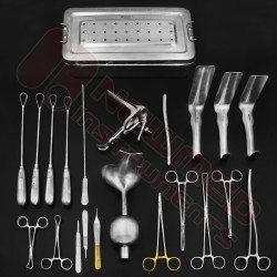 Conjunto de dilatação e curetagem Conjunto de dilatação e curetagem