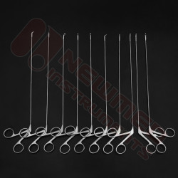 Conjunto de Micro Pinça e Tesoura Laríngea