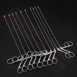 Micro Laryngeal Forceps and Scissors Set 