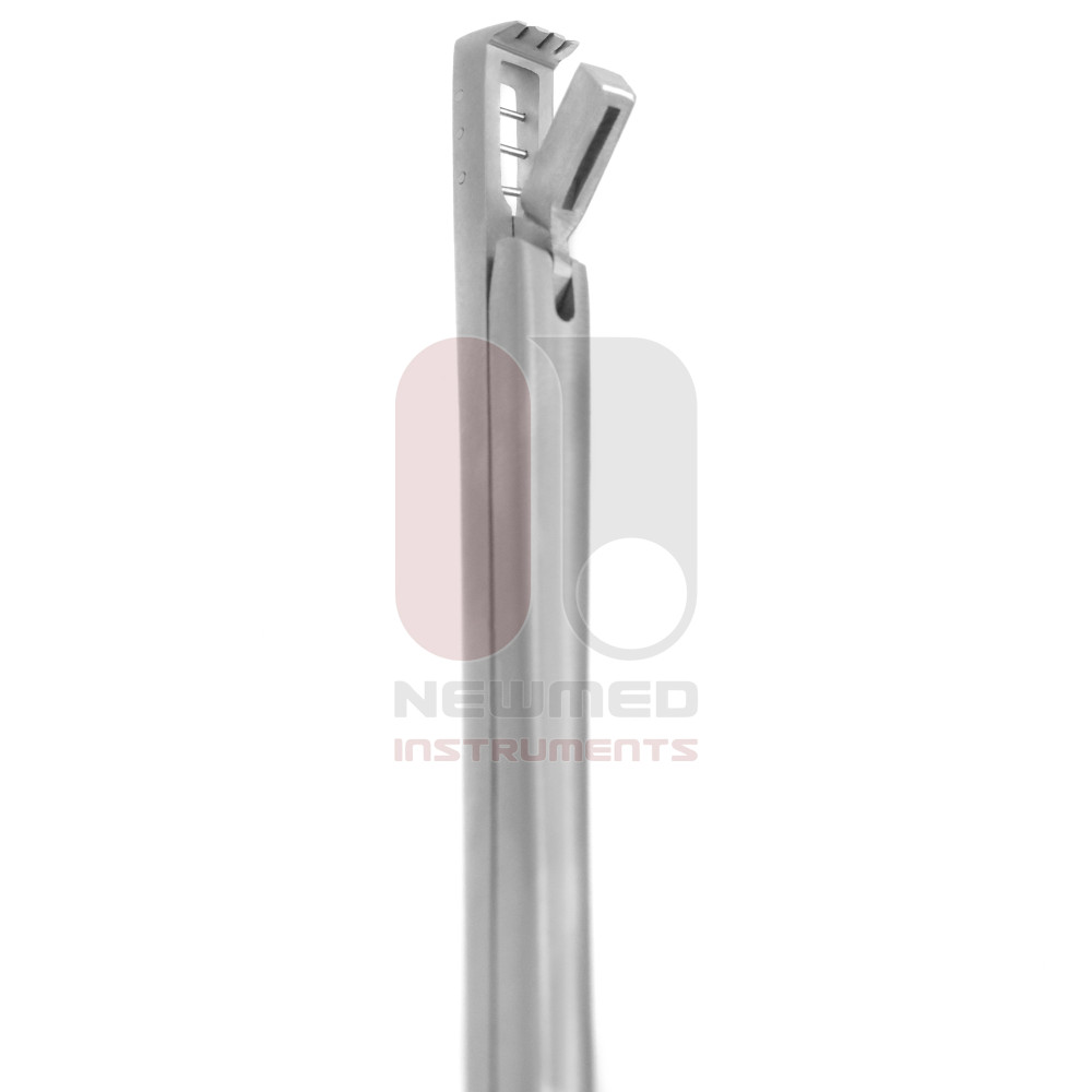 Pinça de biópsia Kevorkian-Pacific, 22 cm, 3x10 mm, aço inoxidável
