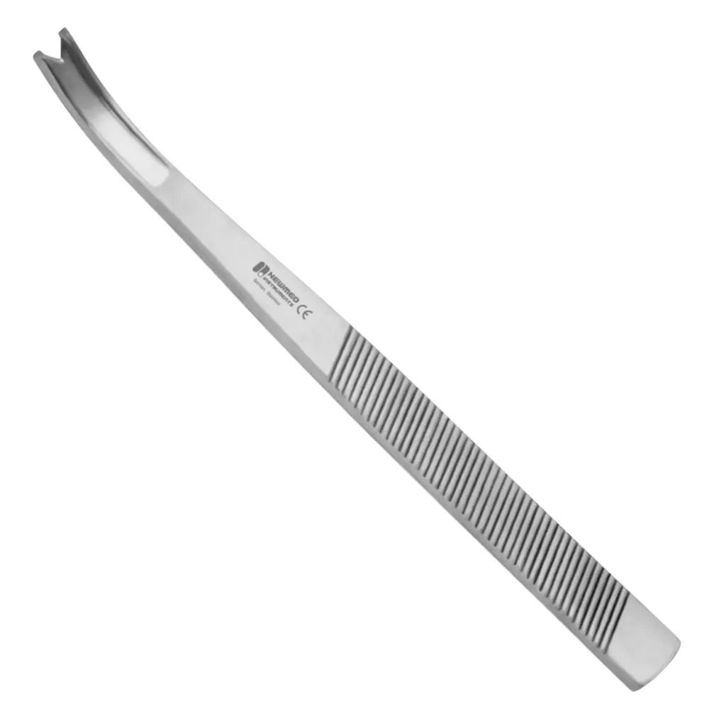 Osteótomo Blume con protección en forma de V, curvado Osteótomo Blume con protección en forma de V, curvado