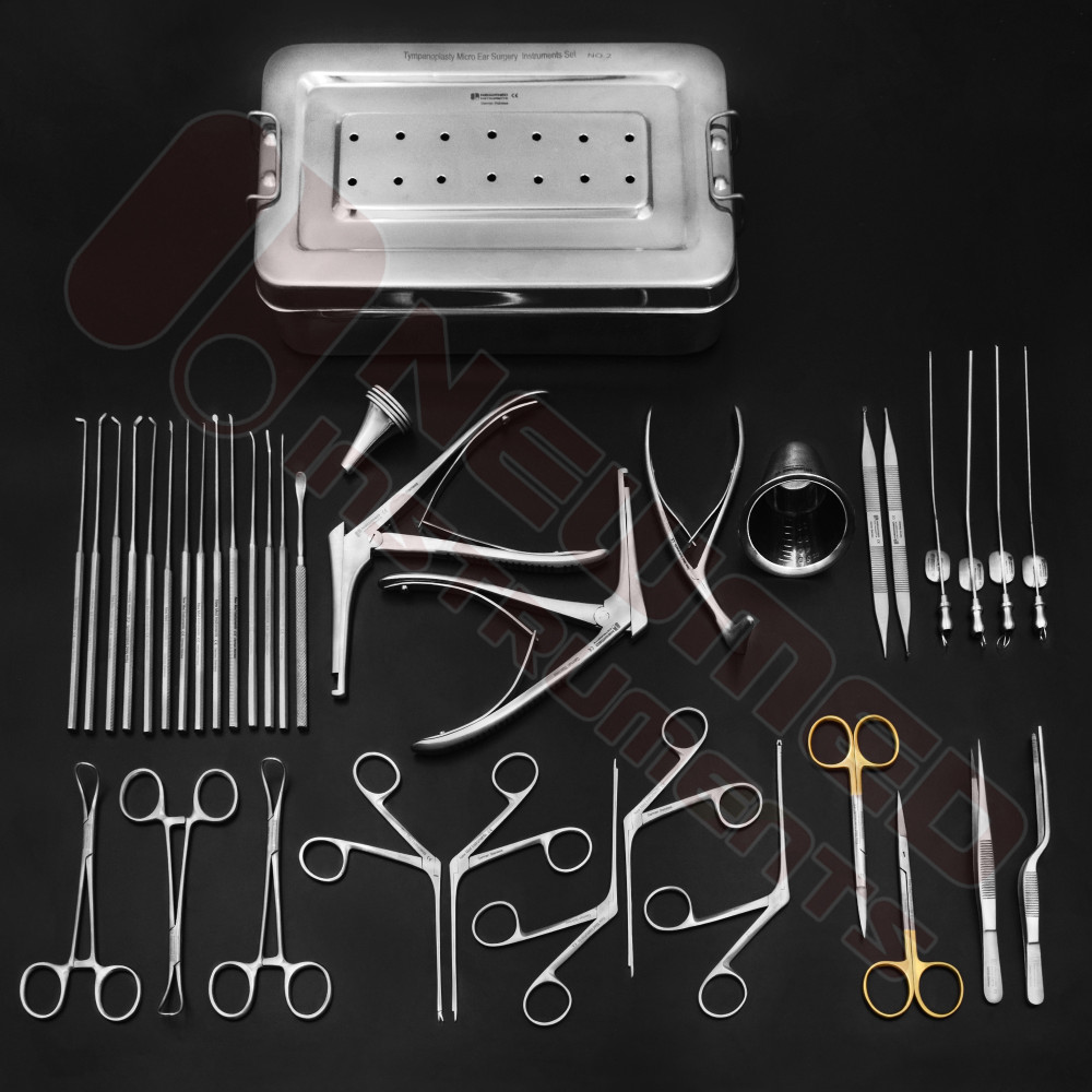 Tympanoplasty Micro Ear Surgery Set No 2 Tympanoplasty Micro Ear Surgery Set No 2