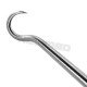 Frazier skin hook, 4-3/4" 12 cm, Stainless Steel