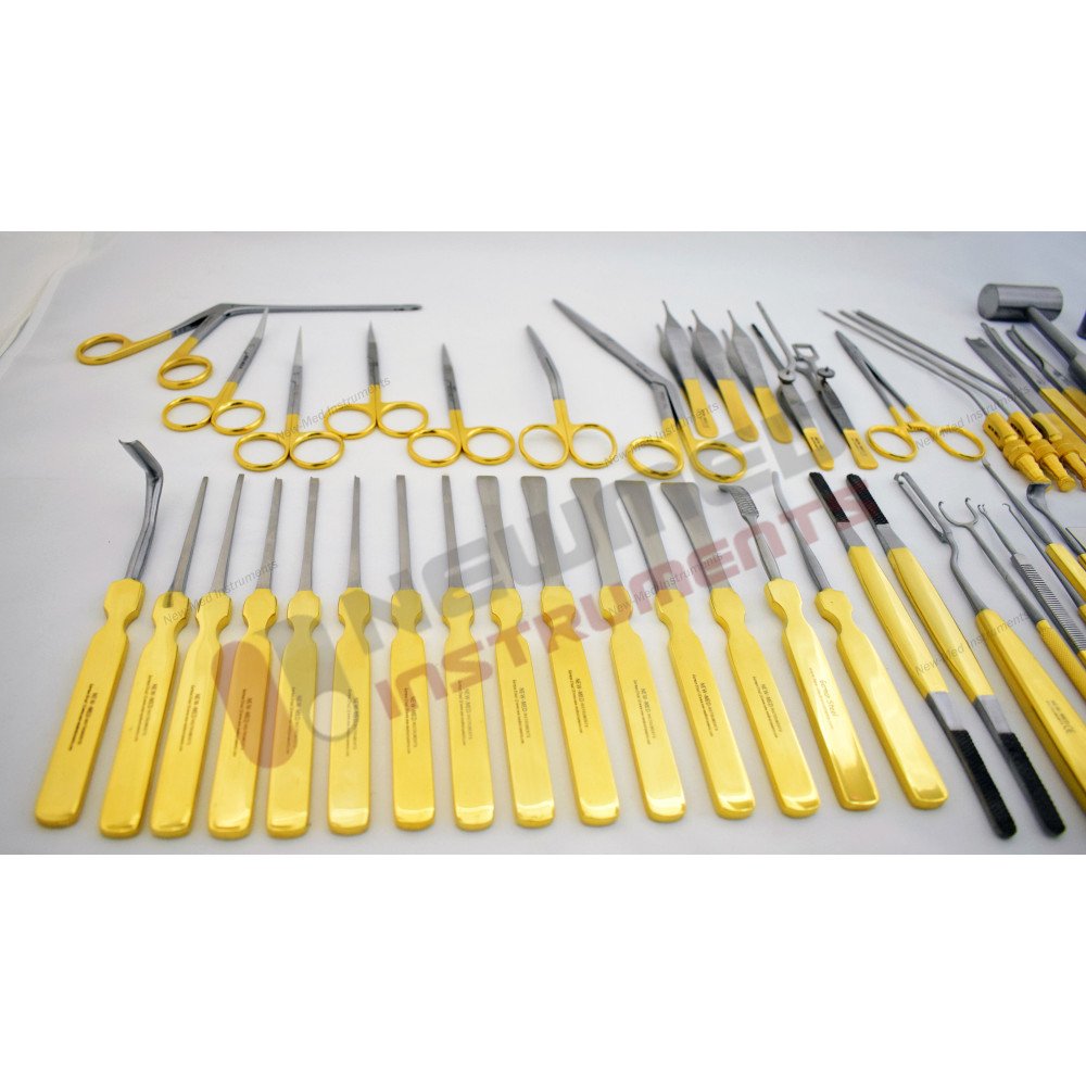 Rhinoplasty Instruments Set of 50 Pcs, Complete Set of Nasal Surgery Tools