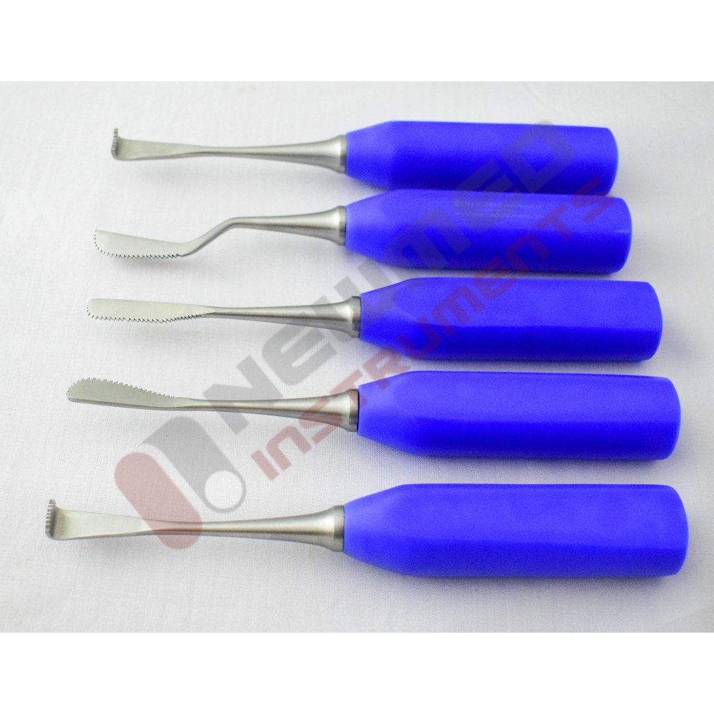 Tastan Cakir Micro Nasal Saw, Set of 5 Pcs of Rhinoplasty Saw