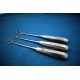 Barnhill Adenoid Curette Set of 3 Pcs