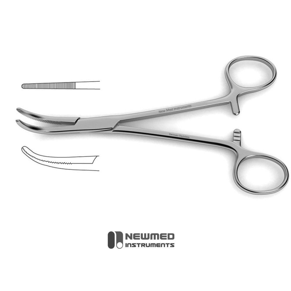 Dandy Scalp Forceps - Curved to side