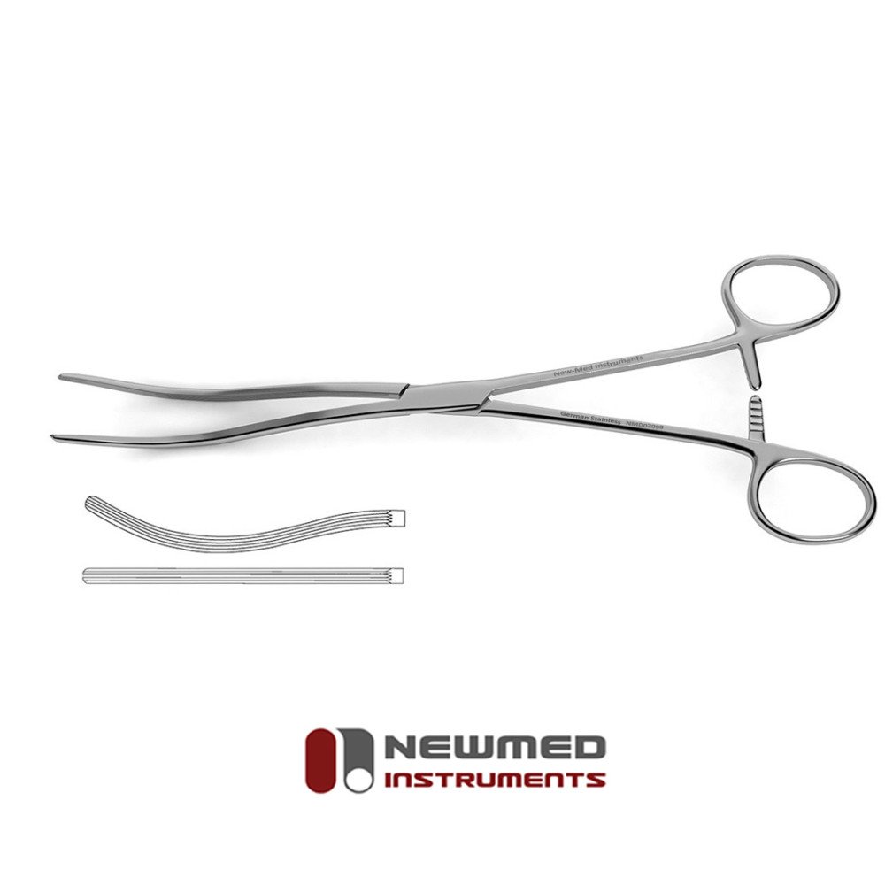 Kocher Clamp Forceps - Longitudinal serrations