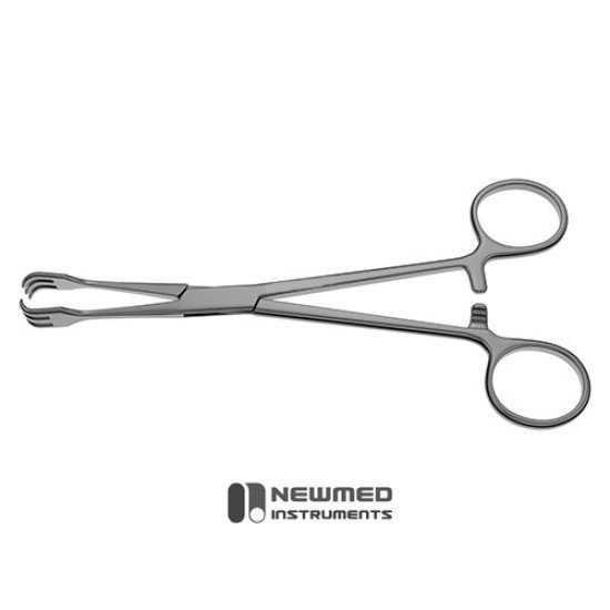 Lahey Traction Forceps - 3x3 teeth