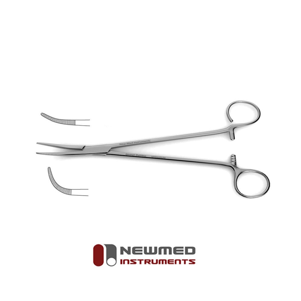 Schnidt Tonsil & Artery Forceps - 1 Open Ring, Curved