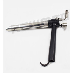 Laryngoscope à fibre optique à commissure antérieure avec support d'endoscope Laryngoscope à fibre optique à commissure antérieure avec support d'endoscope