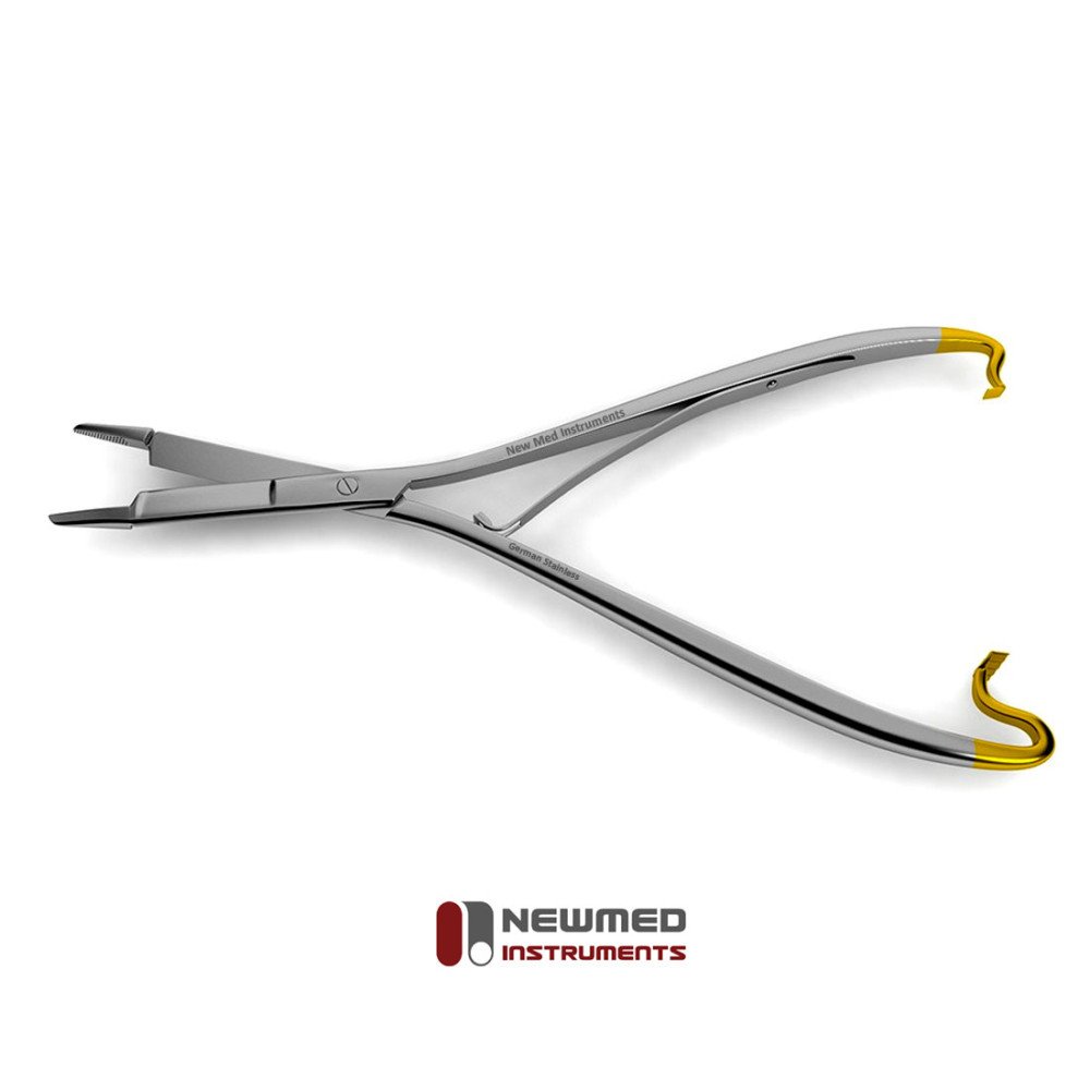 Mathieu-Olsen Needle Holder - Tungsten Carbide Serrated Jaw