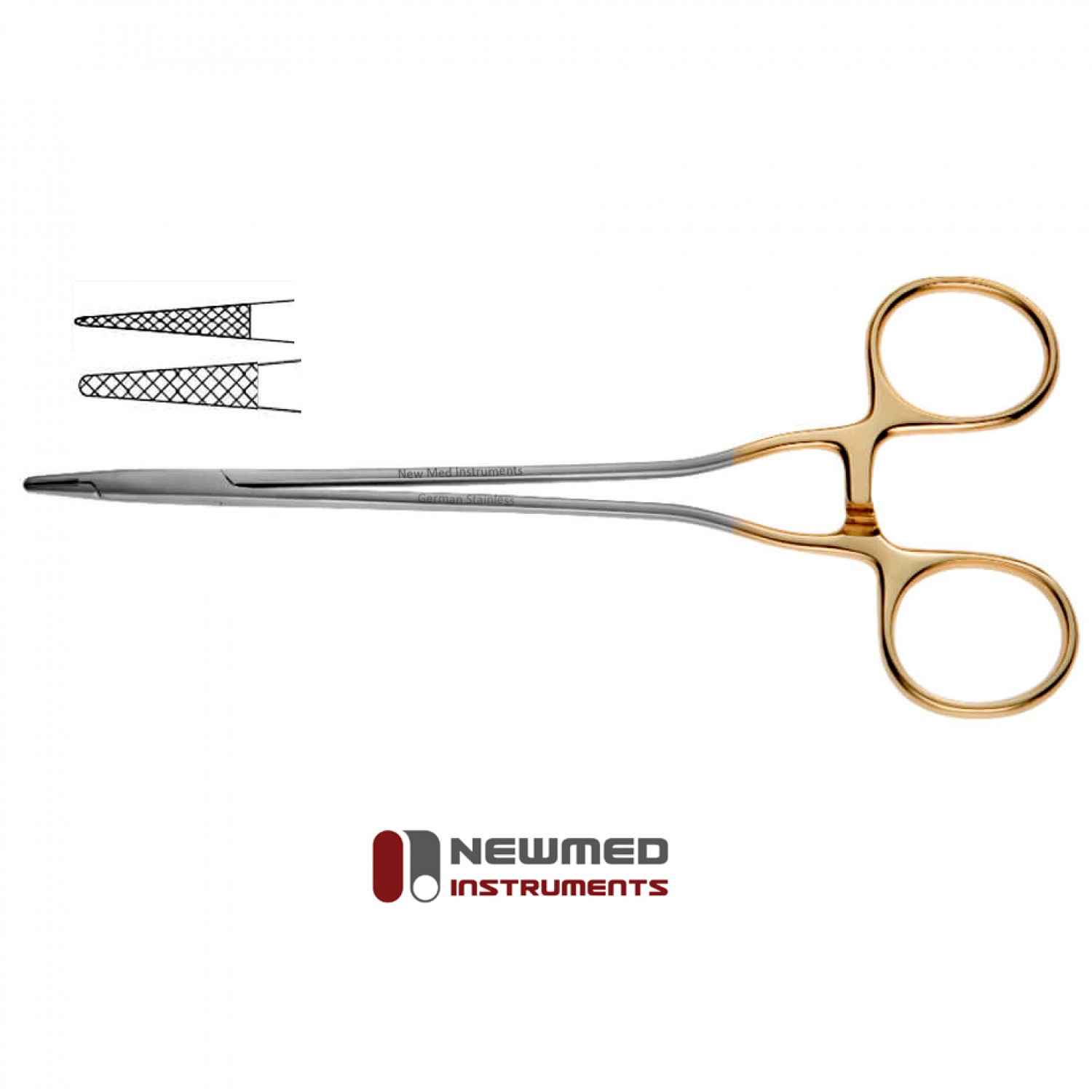 Tebbetts Delicate Needle Holder - Tungsten Carbide Serrated Jaw