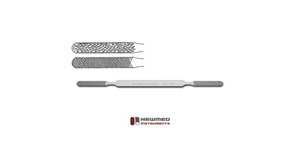 Fomon Nasal Rasp Double Ended - Fine Convex Rasp | New Med Instruments