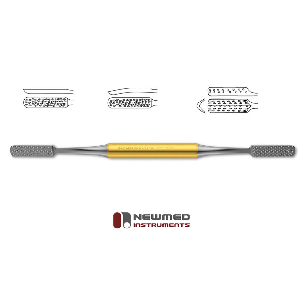 Obwegeser Nasal Push-Pull Rasp - Delicate Tungsten Carbide Inserts