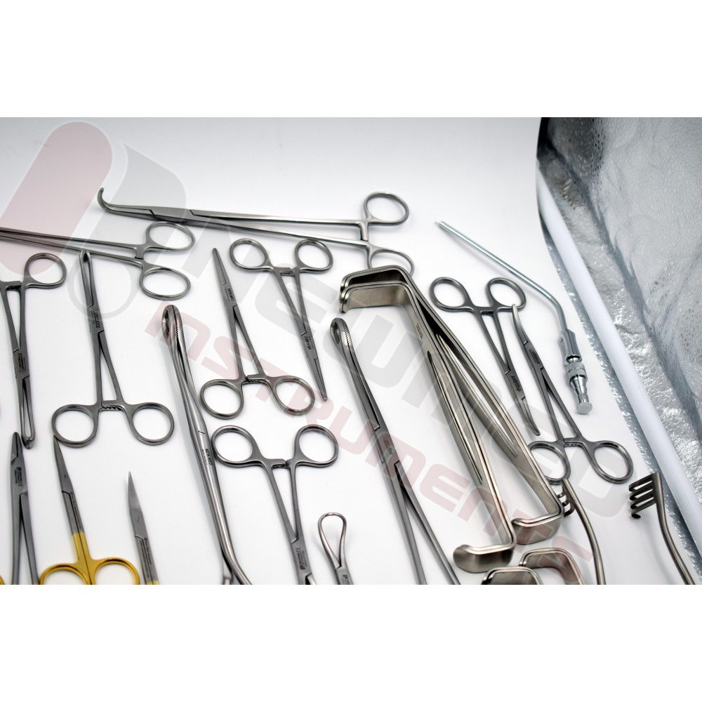 Thyroidectomy Instruments Set of 53 Pcs