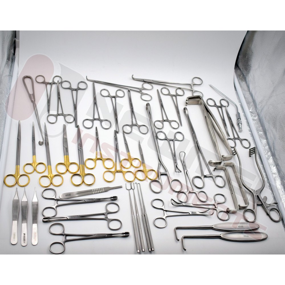 Thyroidectomy Instruments Set of 53 Pcs