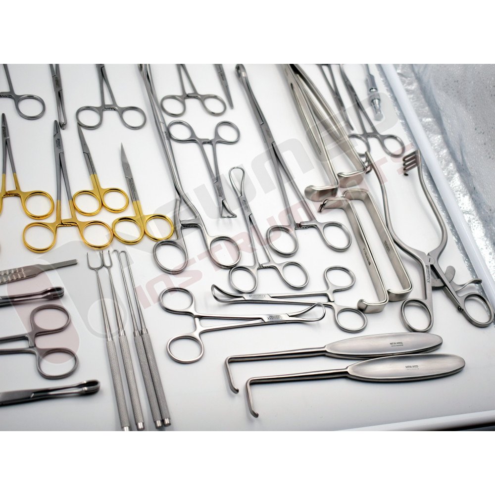 Thyroidectomy Instruments Set of 53 Pcs