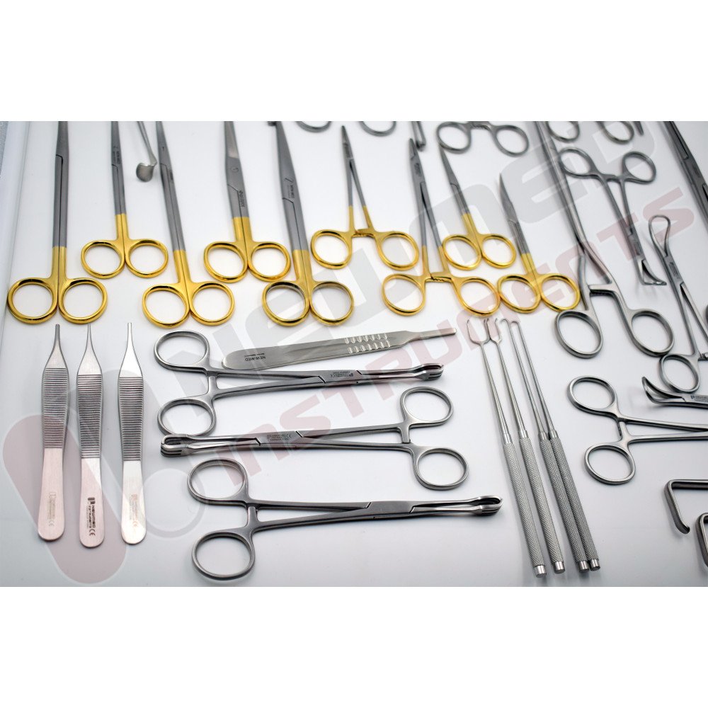 Thyroidectomy Instruments Set of 53 Pcs