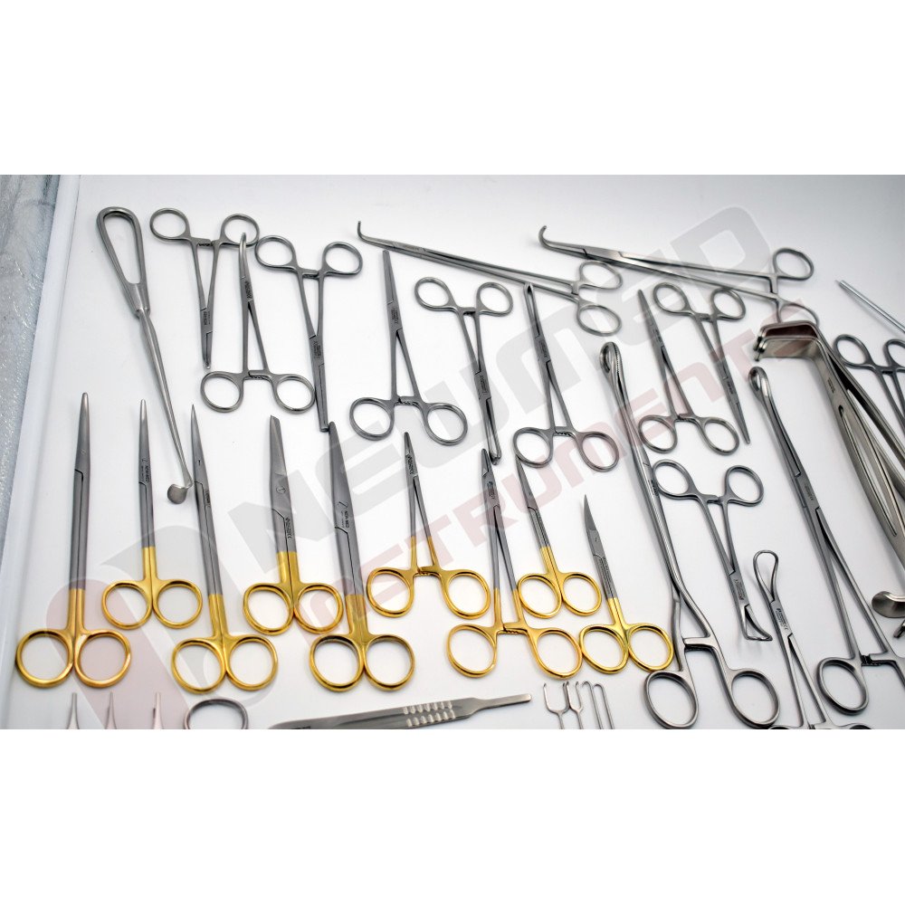 Thyroidectomy Instruments Set of 53 Pcs