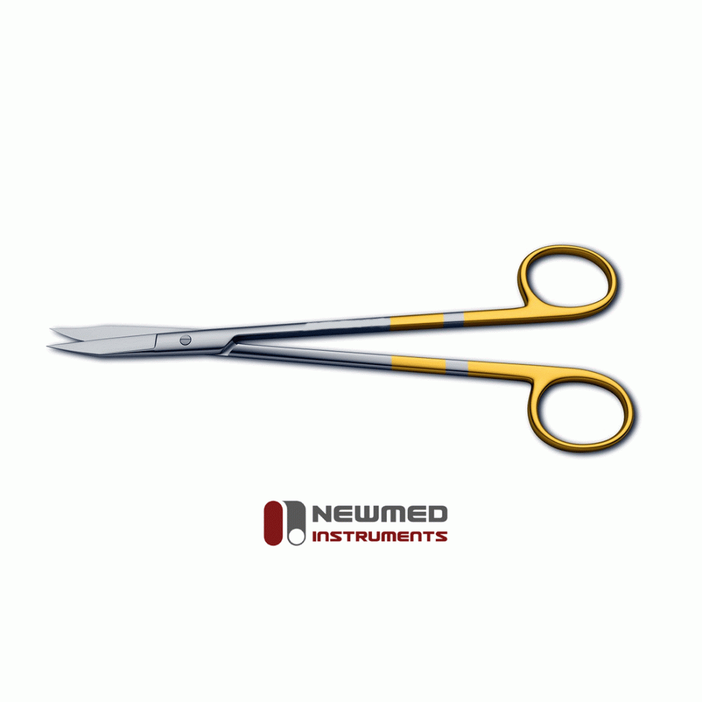 Davis Face Lift Scissors, Curved, Serrated (Tungsten Carbide)