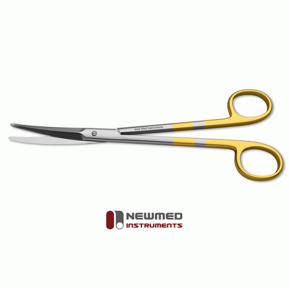 Kaye Facelift Scissors, Curved, Serrated Tungsten Carbide