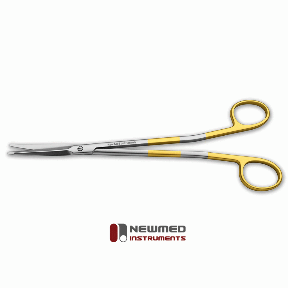 Kaye-Freeman Facelift Scissors, Curved, Serrated - Tungsten Carbide