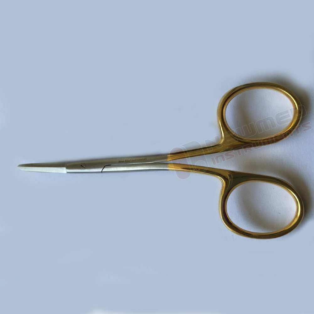 Gorney Swan Neck Angled Scissors Blunt Tips - Walter Nasal Scissors Tungsten Carbide