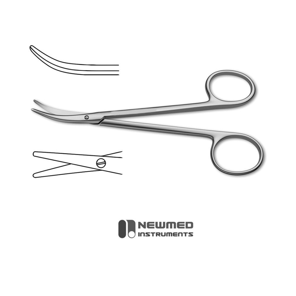 Cinelli Lower Lateral Strong Curved Nasal Scissors,