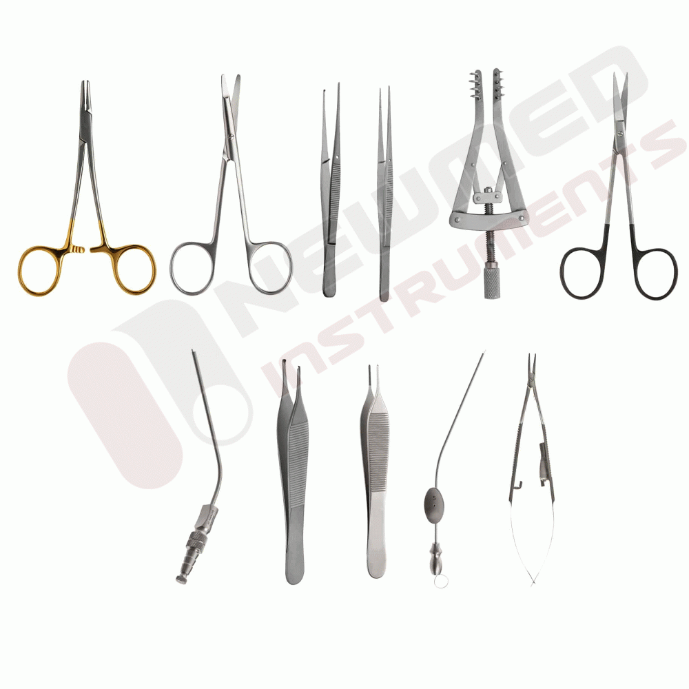 Basic Plastic Surgery Instruments Set