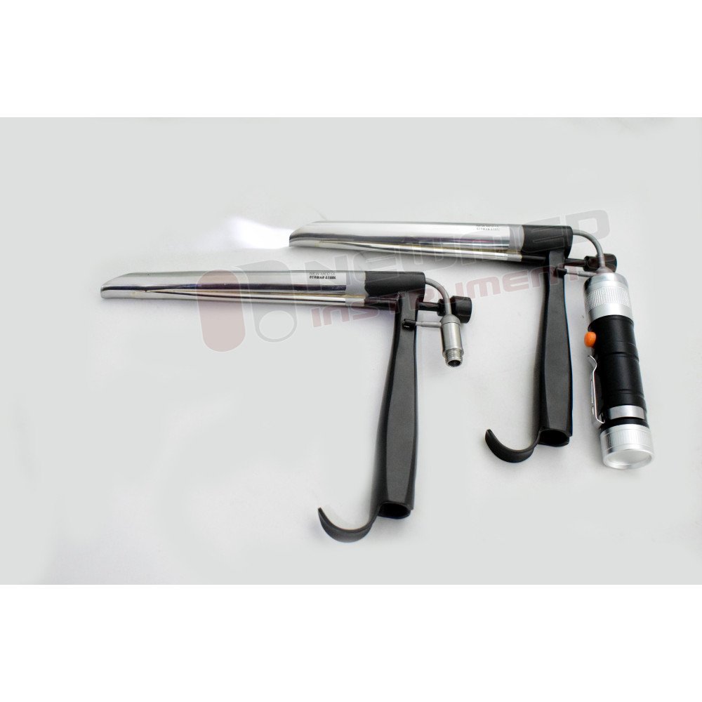 Micro Laryngeal Surgery Instruments Pedestal Laryngoscope Set, Endoscopic Sinus Surgery