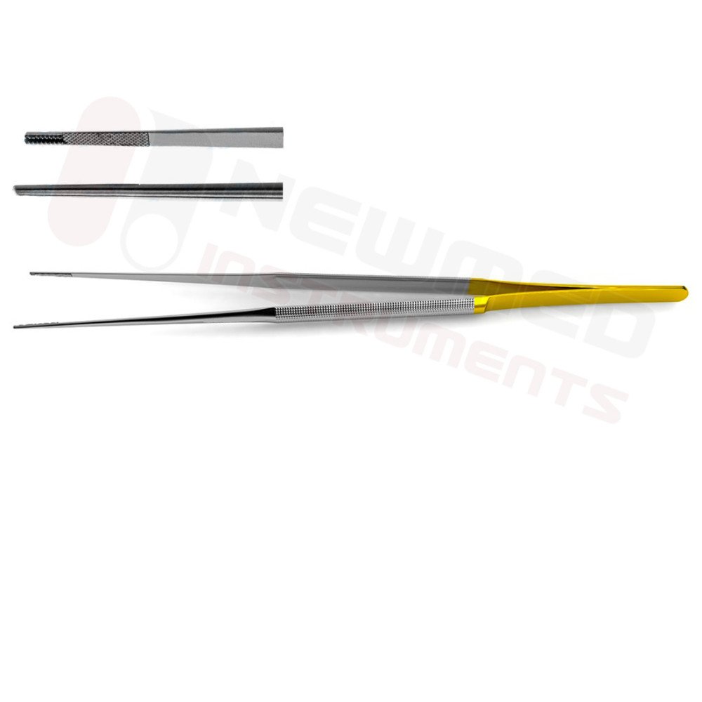 Debakey Needle Pulling Tissue Forceps - Tungsten Carbide 