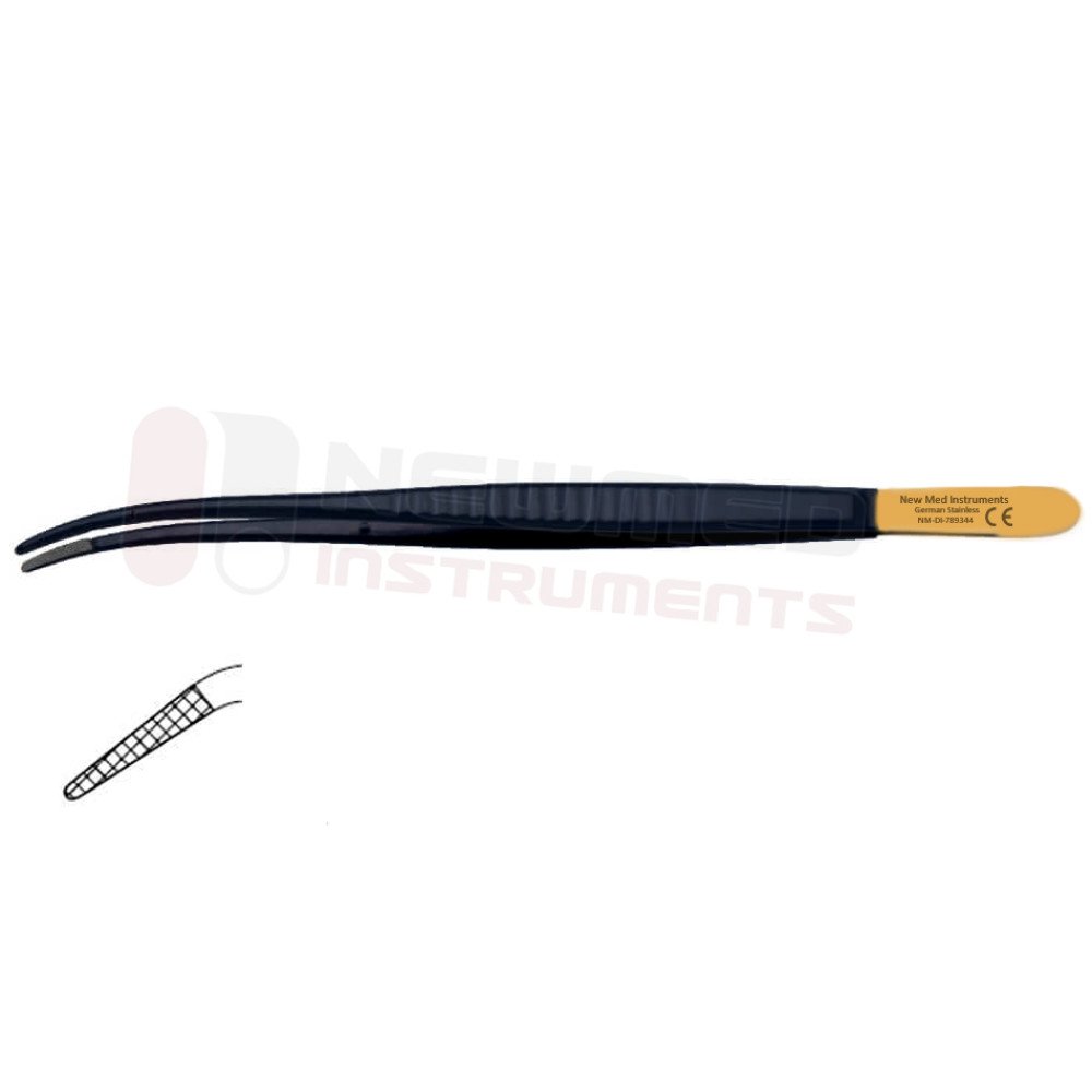 Maxwell Insulated Dressing Forceps - Tungsten Carbide Serrated