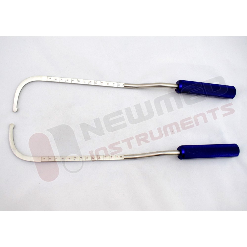 Agris-Dingman Submammary Breast Dissector Set of Two - Right & Left 