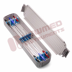 Sterilization Case/Tray for Liposuction Cannula, 480mm x145mm x 76mm Sterilization Case/Tray for Liposuction Cannula, 480mm x145mm x 76mm