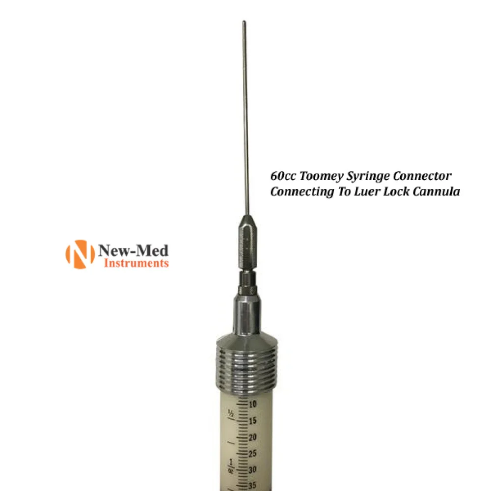 Toomey Syringe to Luer Lock Cannula Adaptor