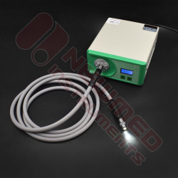 Afastador de mama Tebbetts com iluminação de fibra ótica, cabo de luz reutilizável e fonte de luz LED Afastador de mama Tebbetts com iluminação de fibra ótica, cabo de luz reutilizável e fonte de luz LED