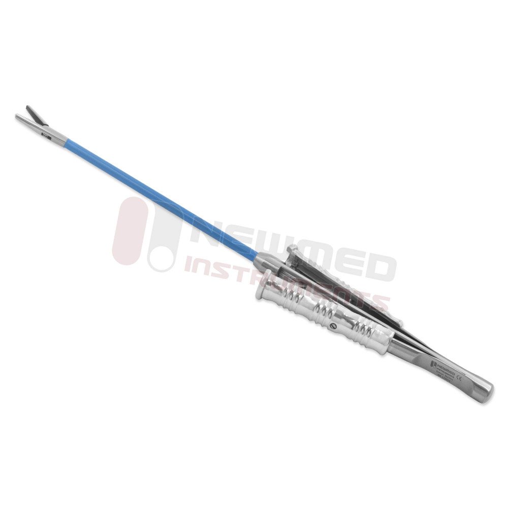 Ergo Handle Endoforehead Fascia Needle Holder - Malleable shaft