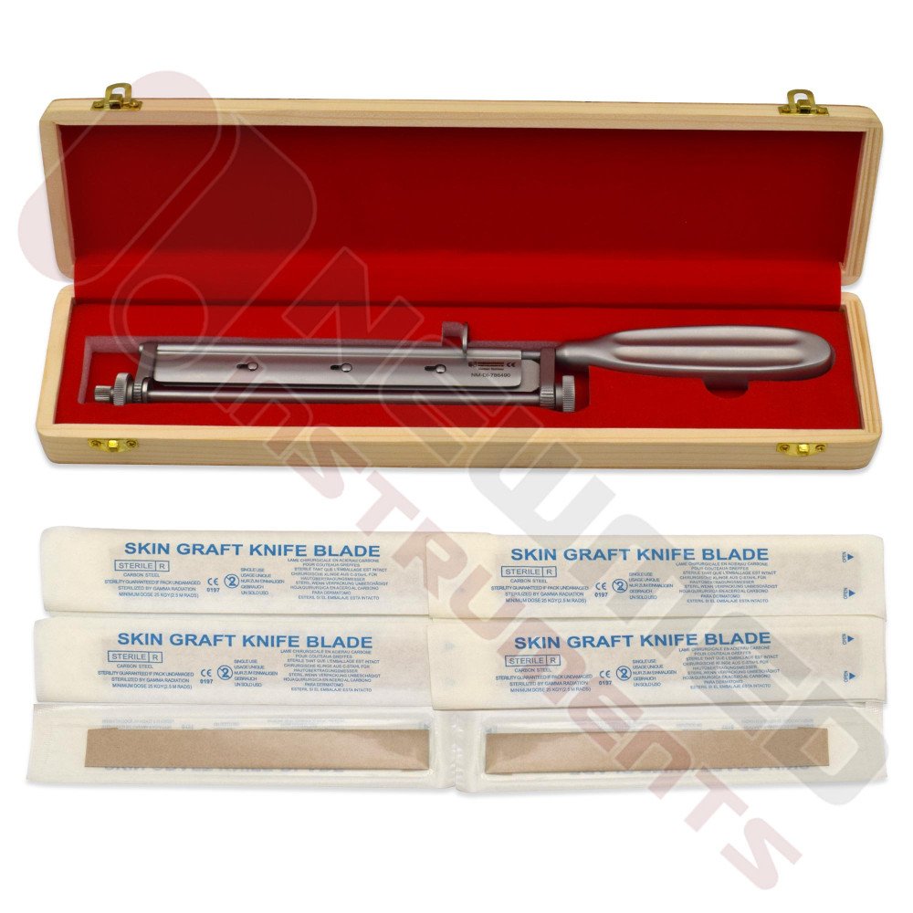 Watson Skin Graft Knife With 10 Sterile packed blades