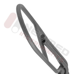 Afastador de mamoplastia Biggs com fibra ótica e tubo de sucção, estreito Afastador de mamoplastia Biggs com fibra ótica e tubo de sucção, estreito