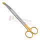 Solz Gold Tip Scissors - Curved Strong Double Beveled Blades