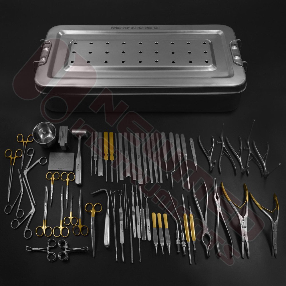 Complete Rhinoplasty Instruments Set of 69 Pcs ( Nose Job Surgery Kit )